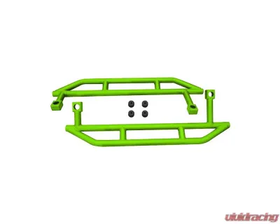 Steinjager Ace Engineering Rock Sliders Neon Green Jeep Wrangler TJ 1997-2006 - J0059614