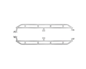 Steinjager Gray Hammertone Rock Sliders Jeep Gladiator JT 2019+