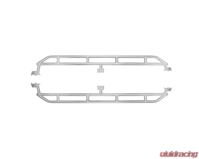 Steinjager Gray Hammertone Rock Sliders Jeep Gladiator JT 2019+ - J0054319