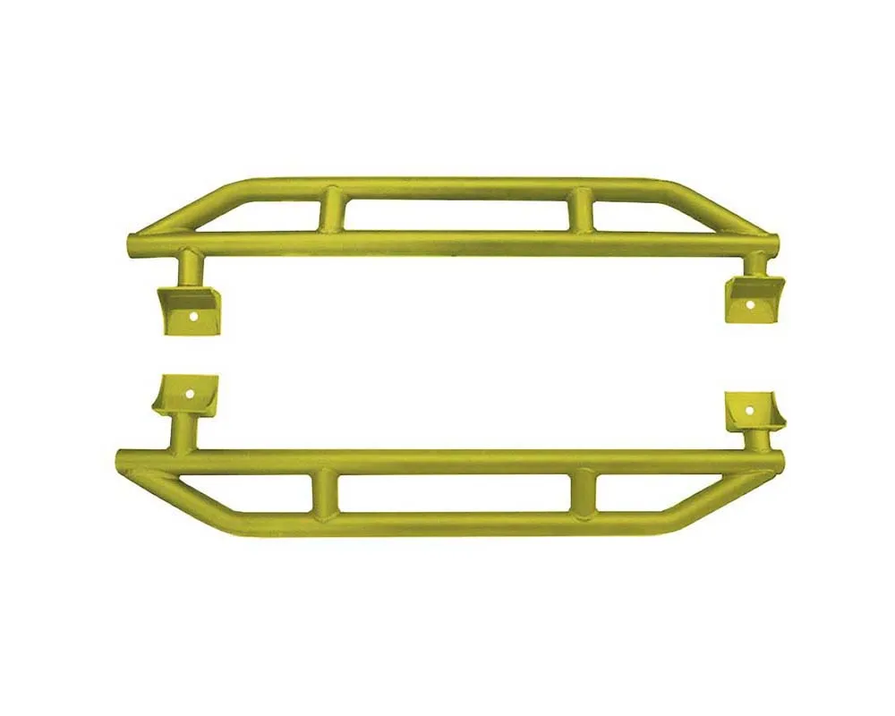 Steinjager Gecko Green Rock Sliders Jeep Wrangler JK 2007-2018 - J0055029