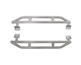 Steinjager Gray Hammertone Rock Sliders Jeep Wrangler JK 2007-2018