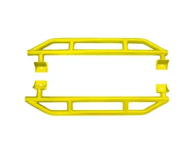Steinjager Neon Yellow Rock Sliders Jeep Wrangler JK 2007-2018