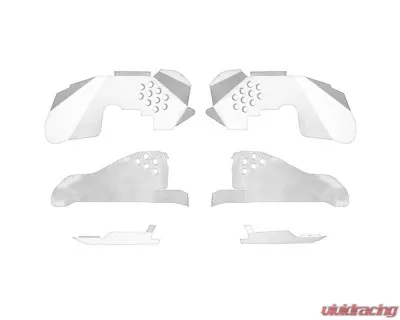 Steinjager Ace Engineering Inner Fenders Full Kit Cloud White Jeep Wrangler JK 2007-2017 - J0054421