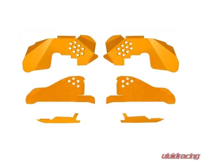 Steinjager Ace Engineering Inner Fenders Full Kit Fluorescent Orange Jeep Wrangler JK 2007-2017 - J0054409