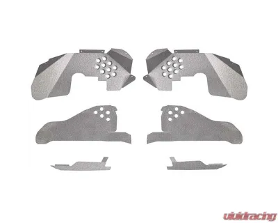 Steinjager Ace Engineering Inner Fenders Full Kit Gray Hammertone Jeep Wrangler JK 2007-2017 - J0054419