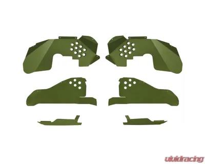 Steinjager Ace Engineering Inner Fenders Full Kit Locas Green Jeep Wrangler JK 2007-2017 - J0054416