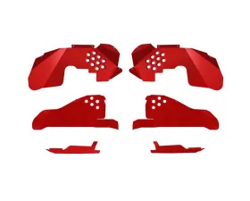 Steinjager Ace Engineering Inner Fenders Full Kit Red Baron Jeep Wrangler JK 2007-2017