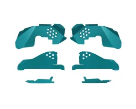 Steinjager Ace Engineering Inner Fenders Full Kit Teal Jeep Wrangler JK 2007-2017