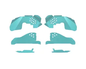 Steinjager Ace Engineering Inner Fenders Full Kit Tiffany Blue Jeep Wrangler JK 2007-2017