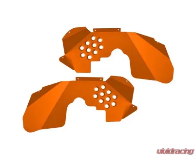 Steinjager Ace Engineering Inner Fenders Front Fluorescent Orange Jeep Wrangler JK 2007-2017 - J0054209