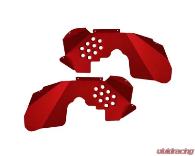 Steinjager Ace Engineering Inner Fenders Front Red Baron Jeep Wrangler JK 2007-2017 - J0054210