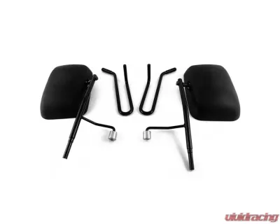 Steinjager Foot Rest Foot Pegs and Mirror Combo Jeep Wrangler TJ 1997-2006 - J0030295
