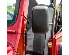 Steinjager Black Powder Coated Drop in Mirror Jeep Wrangler TJ 1997-2006