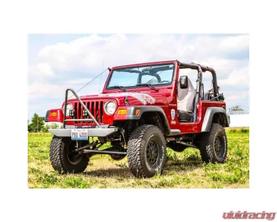 Steinjager Black Powder Coated DOM Tubing Tie Rod Jeep Wrangler TJ 1997-2006 - J0030947