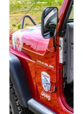 Steinjager Black Powder Coated Drop in Mirror Jeep Wrangler TJ 1997-2006                                     - J0029733 - Image 4