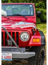 Steinjager Black Powder Coated Drop in Mirror Jeep Wrangler TJ 1997-2006                                     - J0029733 - Image 3