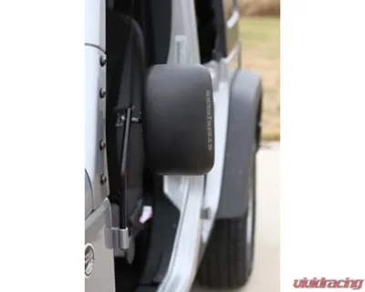 Steinjager Black Powder Coated Drop in Mirror Jeep Wrangler JK 2007-2015 - J0029732