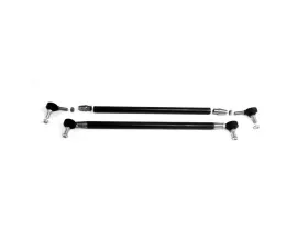 Steinjager Adjustable Front Sway Bar End Links Do it Yourself Kit with 0.5-20 Studded Rod Ends with Boots Jeep Wrangler JK 2007-2015