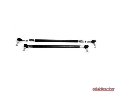 Steinjager Adjustable Rear Sway Bar End Links Do it Yourself Kit with 0.5-20 Studded Rod Ends with Boots Jeep Wrangler JK 2007-2015 - J0031208