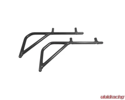 Steinjager Black Powdercoat U Grab Handle Kit Rear Rigid Wire Form 4 Door Only Jeep Wrangler JK 2007-2015 - J0040941