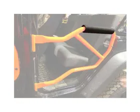 Steinjager Doors, Tubular, Arm Rest Wrangler JK 2007-2018 Rear Black