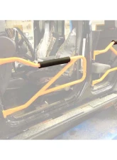 Steinjager Doors, Tubular, Arm Rest Wrangler JK 2007-2018 Front and Rear Black                                     - J0041032 - Image 3