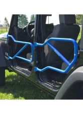 Steinjager Playboy Blue Set of 4 Tube Doors with Logo Jeep Wrangler JK 2007-2015                                     - J0040933 - Image 4