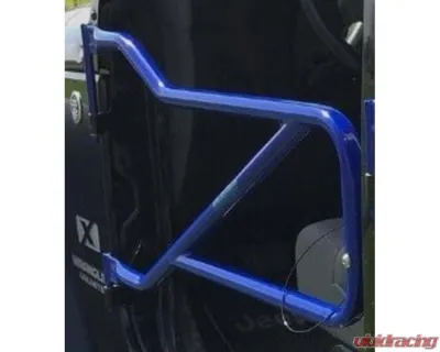 Steinjager Doors, Tubular Wrangler JK 2007-2018 Southwest Blue Front Doors - J0040944