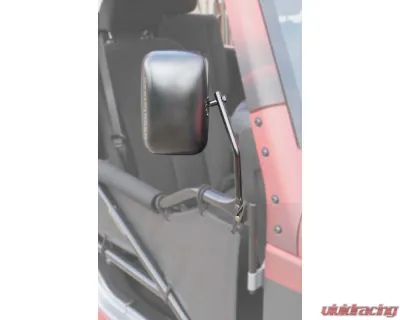 Steinjager Mirror Kit, Tube Doors Wrangler JK 2007-2018 Texturized Black - J0043788