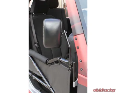 Steinjager Mirror Kit, Tube Doors K 2007-2018 Bare Metal - J0048691