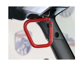 Steinjager Grab Handle Kit Wrangler JK 2007-2018 Rigid Design Front Red Baron