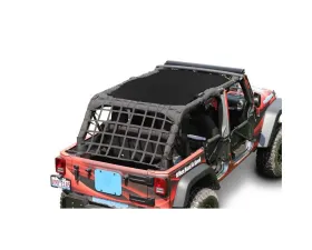 Steinjager Tops, Fabric Teddy Wrangler JK 2007-2009 4 Door Black