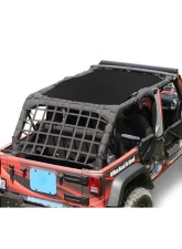 Steinjager Tops, Fabric Teddy Wrangler JK 2007-2009 4 Door Black                                     - J0041463 - Image 4