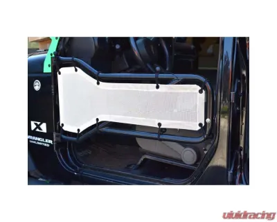 Steinjager Doors, Covers Wrangler JK 2007-2018 Front Doors Only White - J0041367