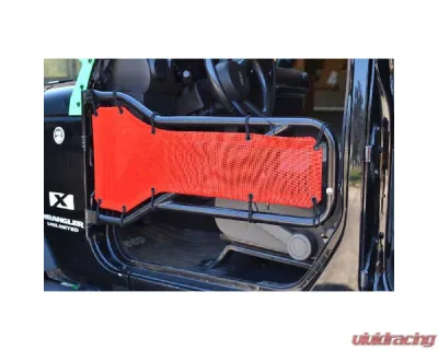 Steinjager Doors, Covers Wrangler JK 2007-2018 Front Doors Only Red - J0041373