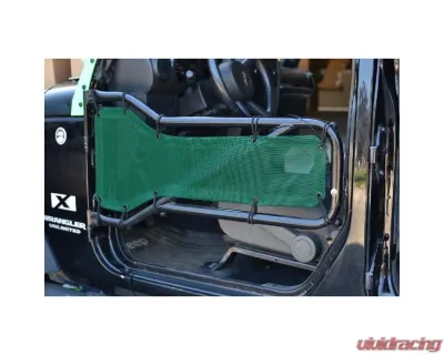 Steinjager Doors, Covers Wrangler JK 2007-2018 Front Doors Only Green - J0041371