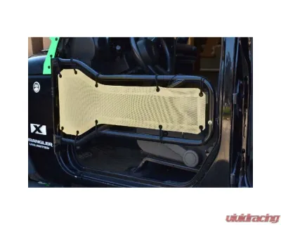 Steinjager Doors, Covers Wrangler JK 2007-2018 Front Doors Only Tan - J0041370