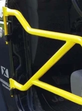 Steinjager Lemon Peel with Steinjager Logo Front Tube Door Kit Jeep Wrangler JK 2007-2015                                     - J0040951 - Image 4