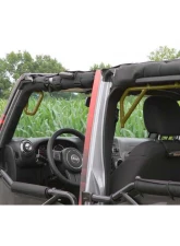 Steinjager Grab Handle Kit Wrangler JK 2007-2018 Rigid Design Front and Rear for 4 Door JKU Locas Green                                     - J0041256 - Image 4
