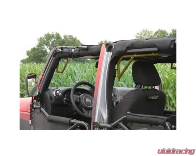 Steinjager Grab Handle Kit Wrangler JK 2007-2018 Rigid Design Front and Rear for 4 Door JKU Locas Green - J0041256