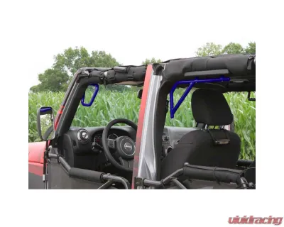 Steinjager Grab Handle Kit Wrangler JK 2007-2018 Rigid Design Front and Rear for 4 Door JKU Southwest Blue - J0041251