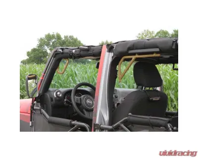 Steinjager Grab Handle Kit Wrangler JK 2007-2018 Rigid Design Front and Rear for 4 Door JKU Military Beige - J0041257