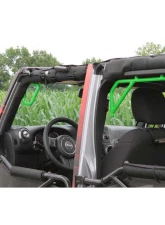 Steinjager Grab Handle Kit Wrangler JK 2007-2018 Rigid Design Front and Rear for 4 Door JKU Neon Green                                     - J0041254 - Image 4