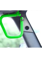 Steinjager Grab Handle Kit Wrangler JK 2007-2018 Rigid Design Front Neon Green                                     - J0041244 - Image 4