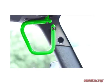 Steinjager Grab Handle Kit Wrangler JK 2007-2018 Rigid Design Front Neon Green - J0041244