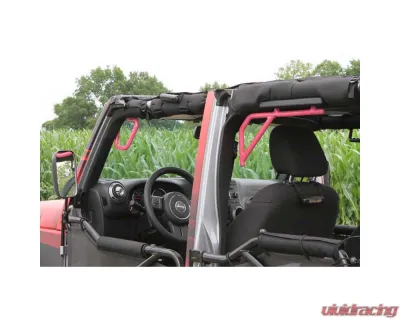 Steinjager Grab Handle Kit Wrangler JK 2007-2018 Rigid Design Front and Rear for 4 Door JKU Pinky - J0041255