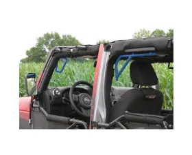 Steinjager Grab Handle Kit Wrangler JK 2007-2018 Rigid Design Front and Rear for 4 Door JKU Playboy Blue