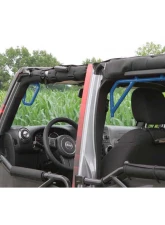 Steinjager Grab Handle Kit Wrangler JK 2007-2018 Rigid Design Front and Rear for 4 Door JKU Playboy Blue                                     - J0041252 - Image 4