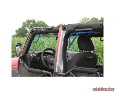 Steinjager Grab Handle Kit Wrangler JK 2007-2018 Rigid Design Front and Rear for 4 Door JKU Playboy Blue - J0041252