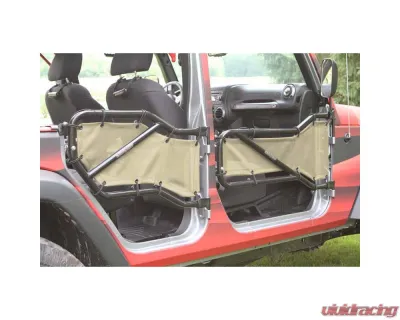 Steinjager Doors, Covers Wrangler JK 2007-2018 Front and Rear Doors Almond - J0041381
